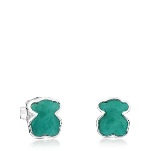 TOUS Kolczyki New Color Silver Srebro New