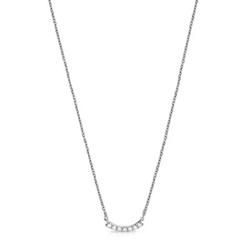 TOUS Les Classiques - Naszyjnik z białego złota z diamentami Shop