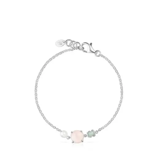 TOUS Mini Color - Bransoletka ze srebra, kamieni półszlachetnych i pereł Outlet