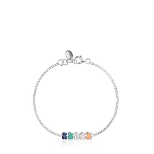 TOUS Mini Color - Bransoletka ze srebra z kamieniami Outlet