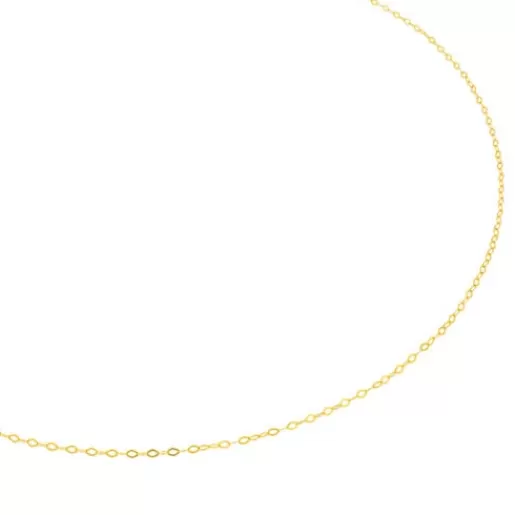 TOUS Naszyjnik choker ze złota, z owalnymi pierścieniami, o długości 40 cm Chain Best