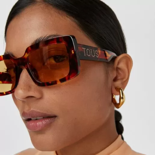 TOUS Okulary przeciwsłoneczne Studs w kolorze havana Cheap