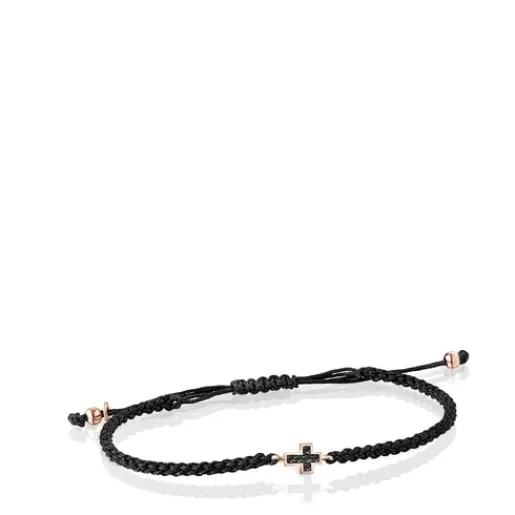 TOUS Mini Motif - Bransoletka z różowego srebra Vermeil ze spinelami Hot