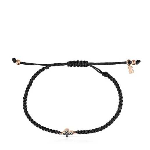TOUS Mini Motif - Bransoletka z różowego srebra Vermeil ze spinelami Hot