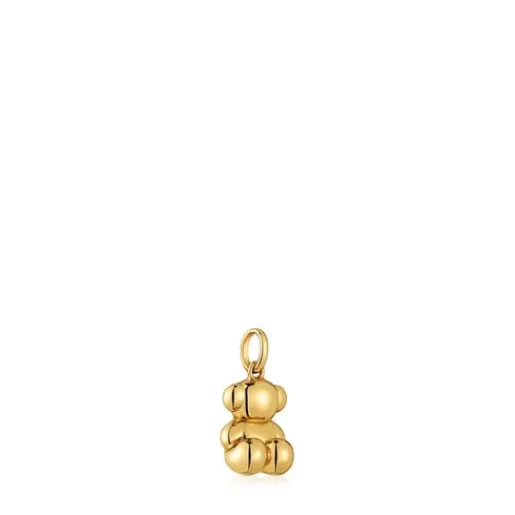TOUS Złoty wisiorek Bold Bear w kształcie misia Fashion